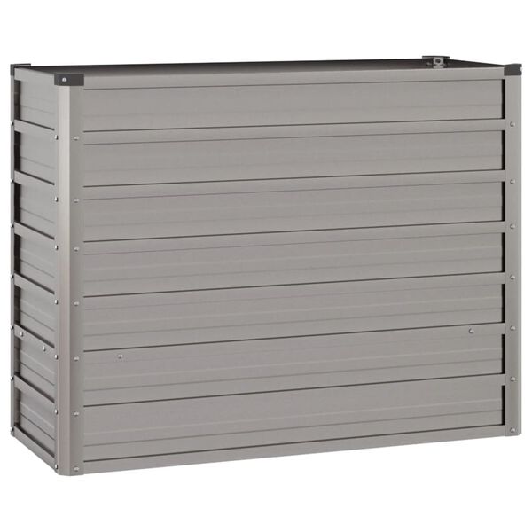 vidaXL Korotettu kukkalaatikko ruoste 100x40x77 cm Corten teräs