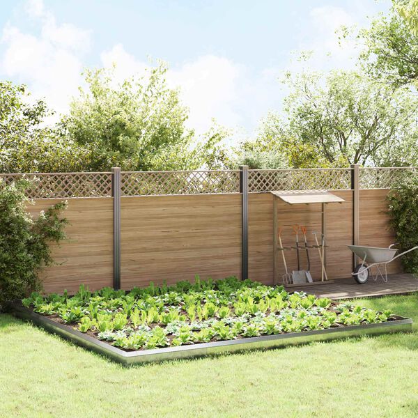 vidaXL Etana-aidat 20 pcs Hopea Galvanoitu ter&auml;s