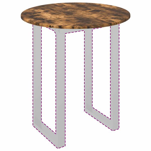 vidaXL P&ouml;yt&auml;levy Savutammi 70 x 70 x 1,5 cm Tekninen puu