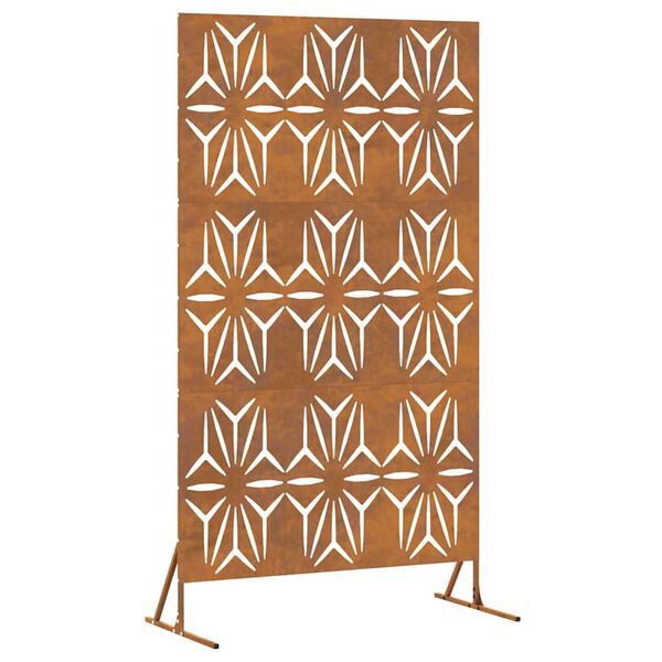 vidaXL Yksityisyysnäyttö Harmaa 100 x 50 x 180 cm Teräs