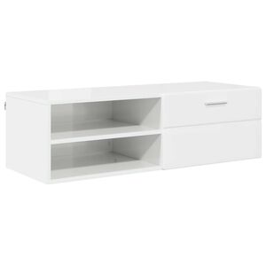 vidaXL puinen kaappi 100,5 x 39 x 30 cm Betoni Harmaa Tekninen puu