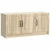 vidaXL TV-kaappi Sonoma-tammi 99 x 34,5 x 47 cm Tekninen puu
