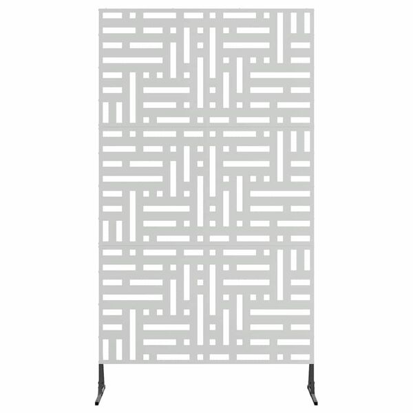 vidaXL Yksityisyysnäyttö Harmaa 100 x 50 x 180 cm Teräs
