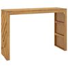 vidaXL konsolip&ouml;yt&auml; 110x35x75 cm massiivipuuta tiiki&auml;