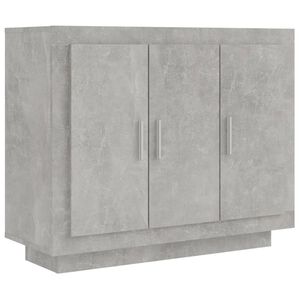 vidaXL Senkki betoninharmaa 92x35x75 cm tekninen puu
