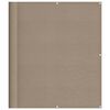 vidaXL Parvekesuoja taupe 120x1000 cm 100% Oxford polyesteri