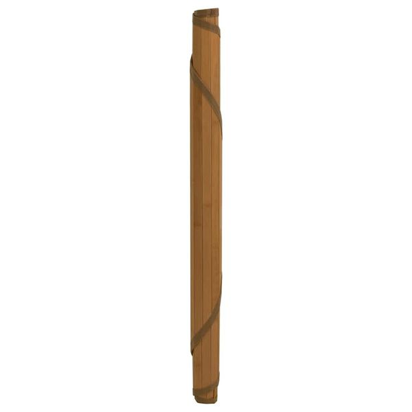 vidaXL Matto py&ouml;re&auml; ruskea 100 cm bambu