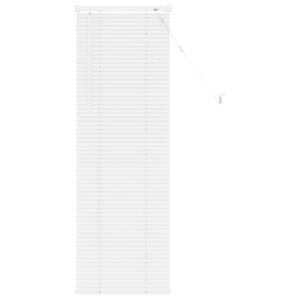 vidaXL Venezia-verho Valkoinen 150 x 40 cm 25 mm Polyvinyylikloridi