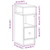 vidaXL Y&ouml;p&ouml;yt&auml;kaappi laatikolla valkoinen 25x31x66 cm
