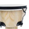 vidaXL Djembe-rumpu kiristystangolla 25 cm vuohennahka