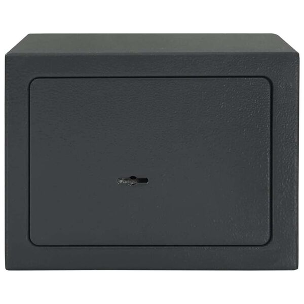 vidaXL Suoja laatikko lukkoon Tummanharmaa 23 x 17 x 17 cm Ter&auml;s