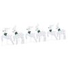 vidaXL LED Porot 6 kpl Hopea 45 x 19 x 65 cm kangas