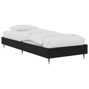 vidaXL S&auml;ngyn runko Musta tammi 80 x 200 cm Tekninen puu