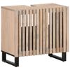 vidaXL Kylpyhuoneen pesuallaskaappi 62x34x58 cm t&auml;ysi mangopuu