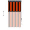 vidaXL Ulkorullaverho 80x250 cm oranssi ja ruskea