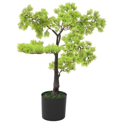 vidaXL Tekokasvi bonsaipuu sypressi ruukulla 60 cm vihreä