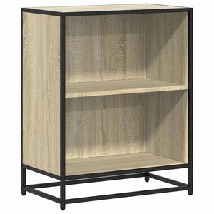 vidaXL Kirjahylly sonoma-tammi 40x35x76 cm lastulevy