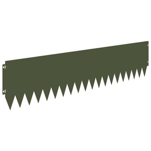 vidaXL Nurmireunus 20 kpl 103 x 25 cm Ter&auml;s Oliivinvihre&auml;