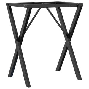 vidaXL Ruokap&ouml;yd&auml;n jalat X-muoto 50x40x73 cm ter&auml;st&auml;
