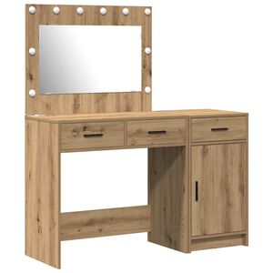 vidaXL Meikkip&ouml;yt&auml; 2 kpl Ruskea 40 x 41 x 75 cm Tekninen puu