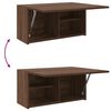 vidaXL Kylpyhuoneen seinäkaappi ruskea tammi 60x25x30 cm tekninen puu