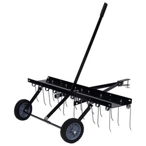 vidaXL Ajettavan ruohonleikkurin hara 100 cm
