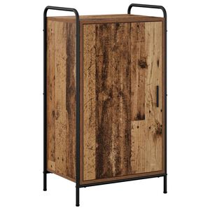 vidaXL Kenk&auml;kaappi 51 x 36,5 x 93 cm Tekninen puu Vanha puu