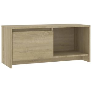 vidaXL TV-taso Sonoma tammi 90x35x40 cm tekninen puu