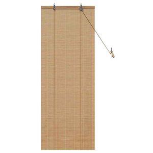 vidaXL Rullaverho verhoilla Ruskea 60 x 160 cm Bambu