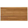 vidaXL P&ouml;yt&auml;levy 110 x 55 x 3,5 cm Suorakaide Tiikkipuu Luonnollinen
