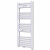 Kylpyhuoneen Keskusl&auml;mmitys Pyyheteline Kaareva 600 x 1160 mm Sivu- & Keskiliittimet