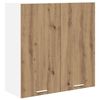 vidaXL Henkarikaappi ovella Artisan tammi 80 x 31 x 80 cm Tekninen puu