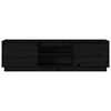 vidaXL TV-taso musta 140x35x40 cm t&auml;ysi m&auml;nty