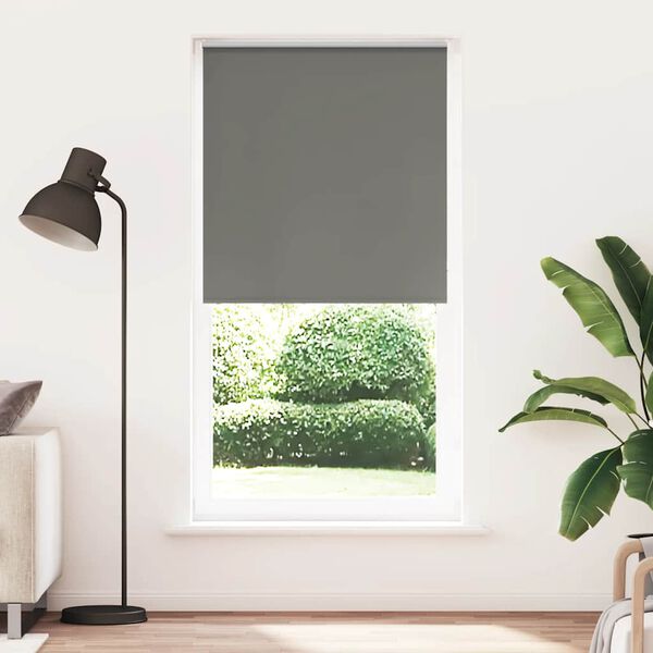 vidaXL Rullaverho Blackout harmaa 105x230 cm Kankaan leveys 100,7 cm