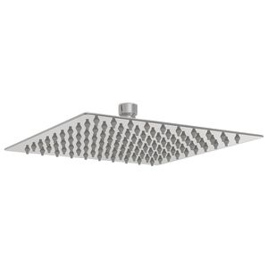 vidaXL Sadesuihkup&auml;&auml; ruostumatonta ter&auml;st&auml; 304 20x20 cm Neli&ouml;