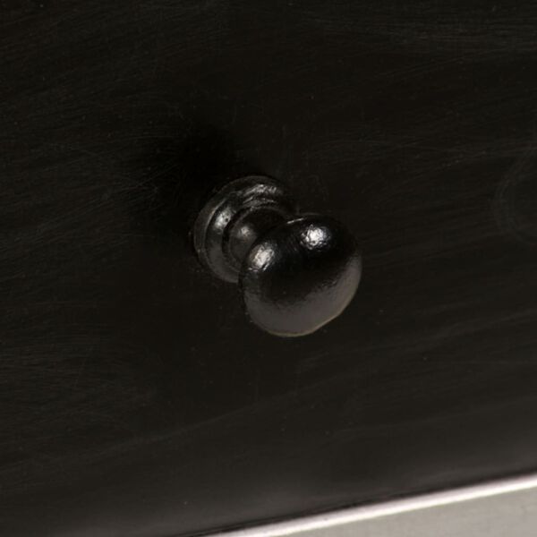 vidaXL TV-taso täysi mangopuu ja teräs 120x30x45 cm