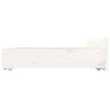 vidaXL S&auml;ngynrunko laatikoilla valkoinen 135x190 cm Double