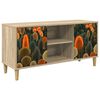 vidaXL TV-kaappi ZAANDAM 102 x 33 x 50 cm Sonoma Tekninen puu