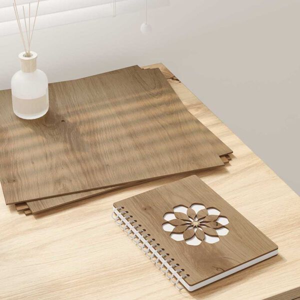 vidaXL Dekoripaneelit 12 pcs artesaani tammi 30 x 30 x 0.3 cm