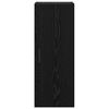vidaXL Sein&auml;kaappi Musta tammi. 34,5 x 34 x 90 cm Tekninen puu