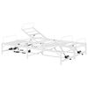 vidaXL S&auml;hk&ouml;s&auml;&auml;t&ouml;inen s&auml;nky runko valkoinen 4FT Small Double Ter&auml;s