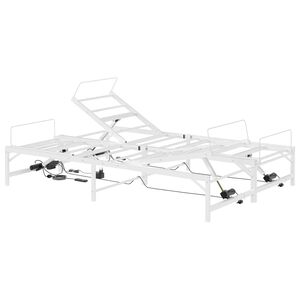 vidaXL S&auml;hk&ouml;s&auml;&auml;t&ouml;inen s&auml;nky runko valkoinen 4FT Small Double Ter&auml;s