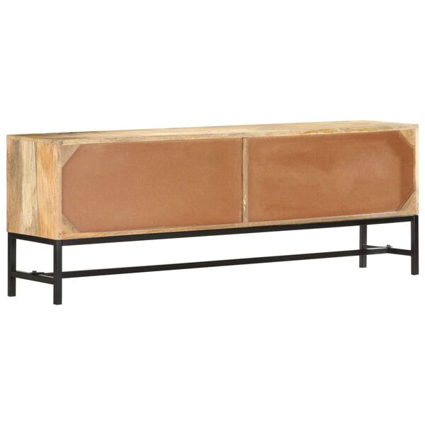 vidaXL TV-taso 140x30x50 cm täysi mangopuu