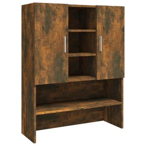 vidaXL Pesukonekaappi savutammi 70,5x25,5x90 cm