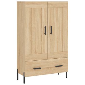 vidaXL Kaappi Sonoma-tammi 69,5x31x115 cm tekninen puu
