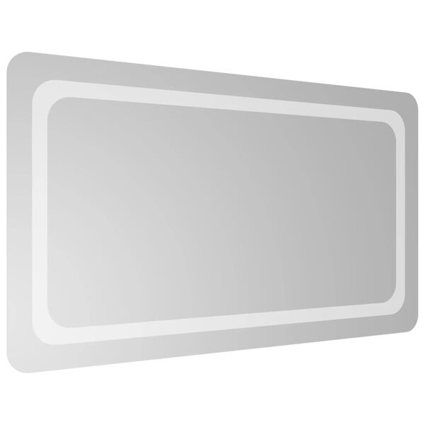 vidaXL Kylpyhuoneen LED-peili 90x50 cm