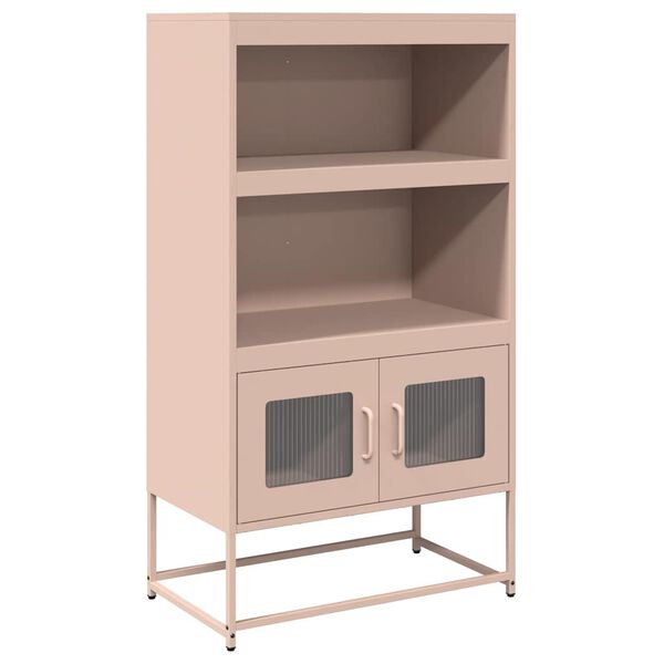 vidaXL Highboard Pinkki 68x39x123 cm Teräs