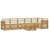 vidaXL Ulkosohvakokoelma 7 pcs valkoinen 59 x 59 x 37 cm