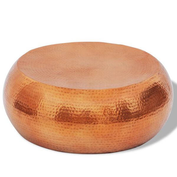 vidaXL Vasaroitu alumiininen sohvapöytä Väri: messinki/kupari