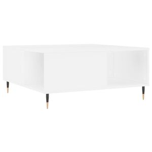 vidaXL Sohvap&ouml;yt&auml; valkoinen 80x80x36,5 cm tekninen puu